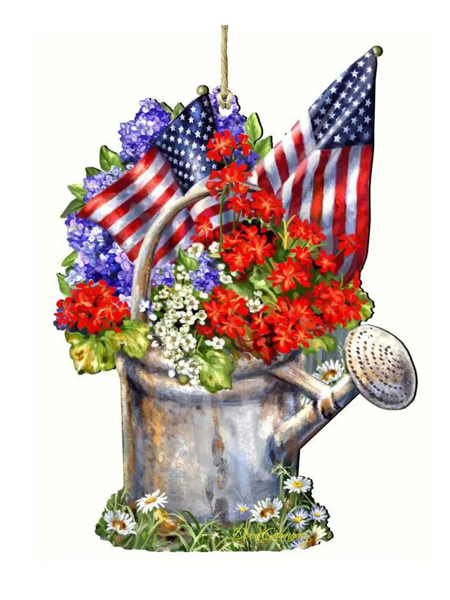 Елочная игрушка из дерева Celebrating American Freedom Designocracy