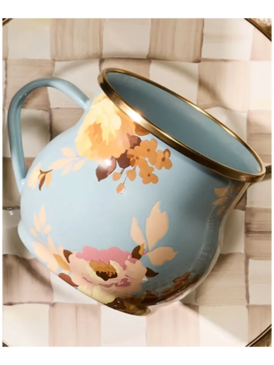 Кружка с цветочным принтом Wild Rose Slate MacKenzie-Childs — изображение 2 из 5, серый