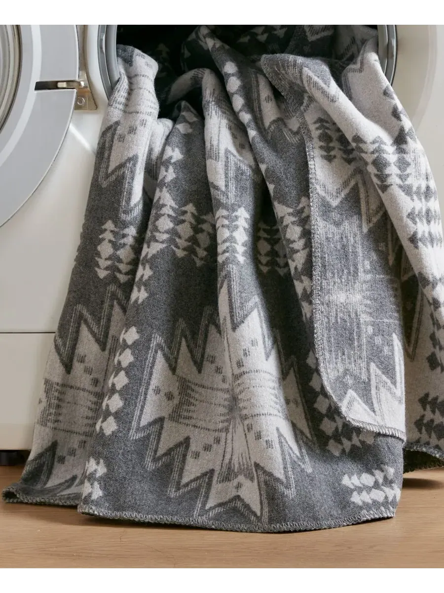 Дышащее одеяло из смеси хлопка Alberta, размер Twin Woolrich — изображение 9 из 10, серый