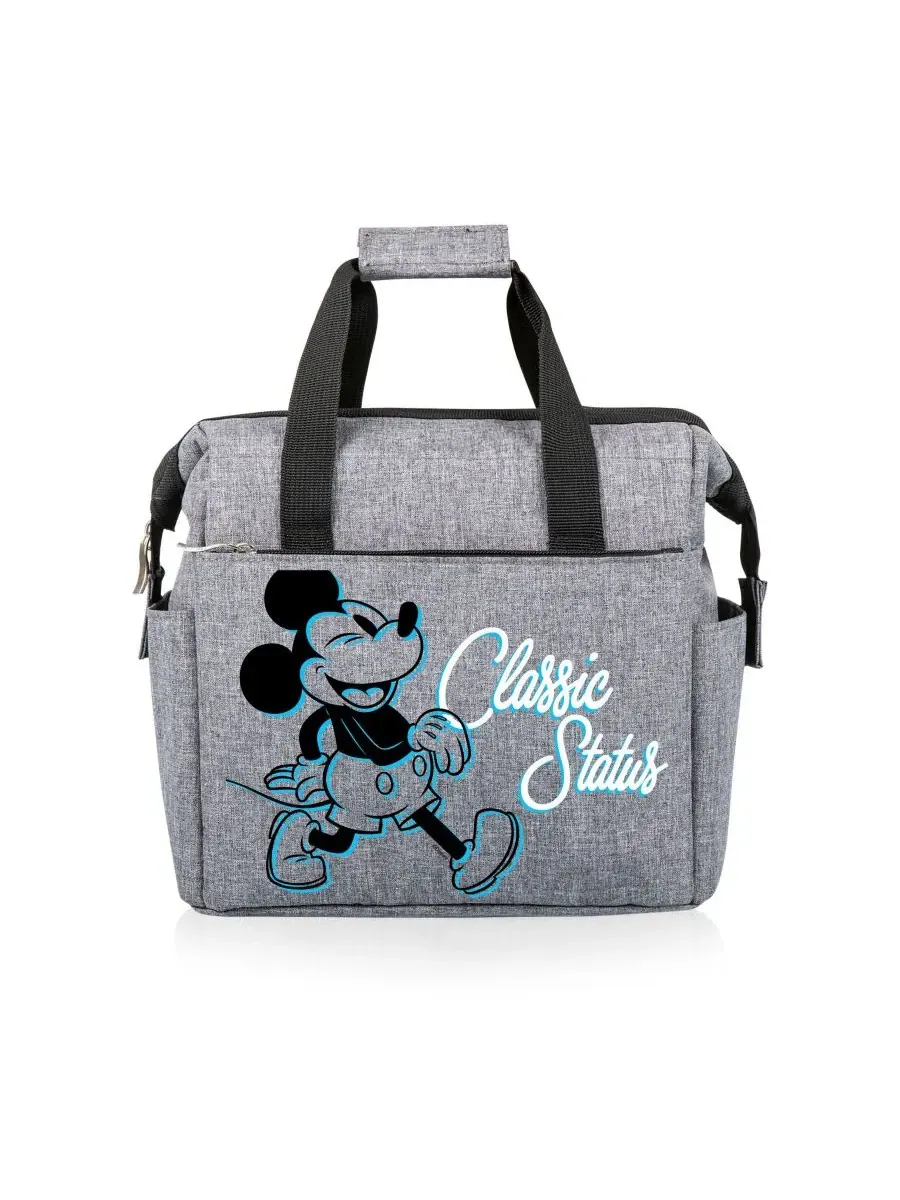 Холщовая сумка Coronado с силуэтом Микки Мауса и сумка-корзина из ивовых прутьев Disney — изображение 1 из 6, серый