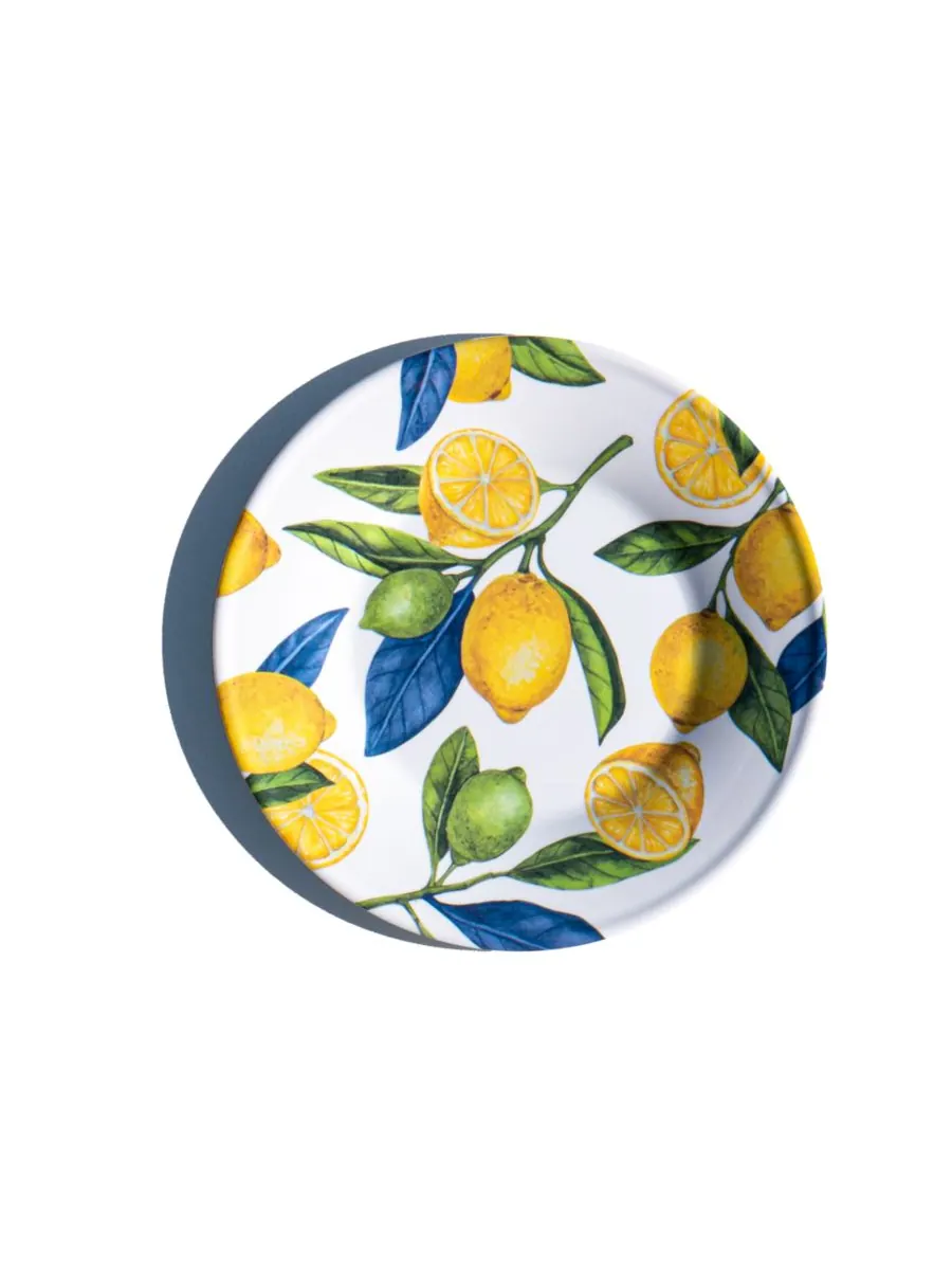 Набор салатных тарелок Lemon Orchard (6 предметов), на 6 персон Abode Homewares — изображение 2 из 4, желтый