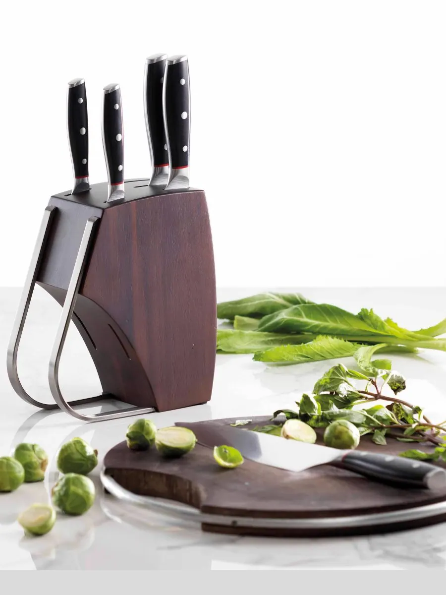 Набор подставок для ножей Iconix Holz, 6 предметов Cuisine::pro, — изображение 3 из 5, нет цвета