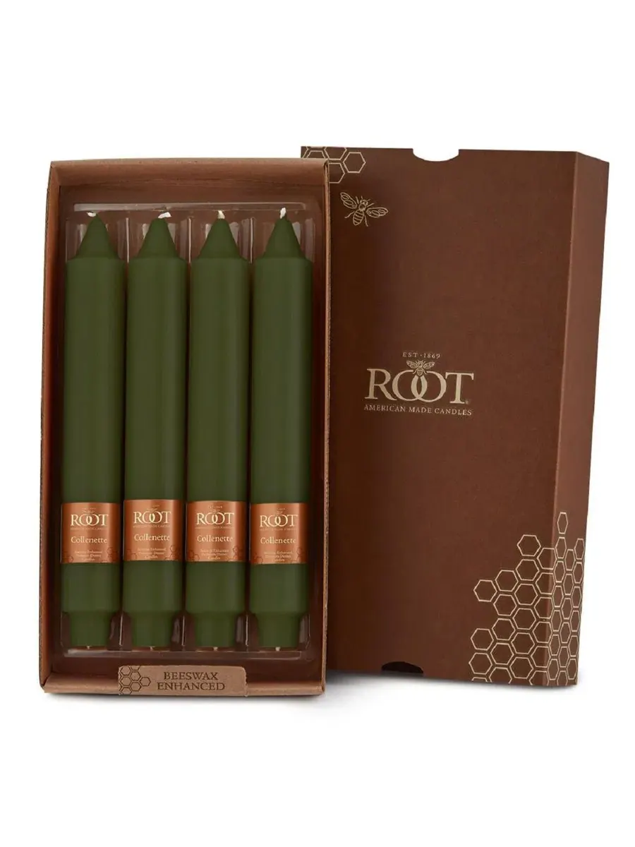 Набор свечей 4 шт. Smooth Collenette 9 дюймов ROOT CANDLES