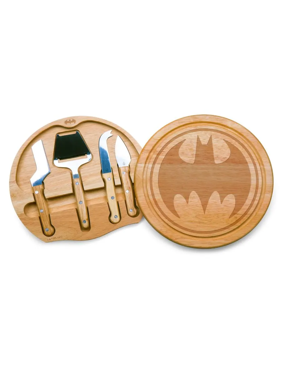 Набор из 5 разделочных досок для сыра Batman Bat Signal Circo Toscana — изображение 1 из 4, коричневый