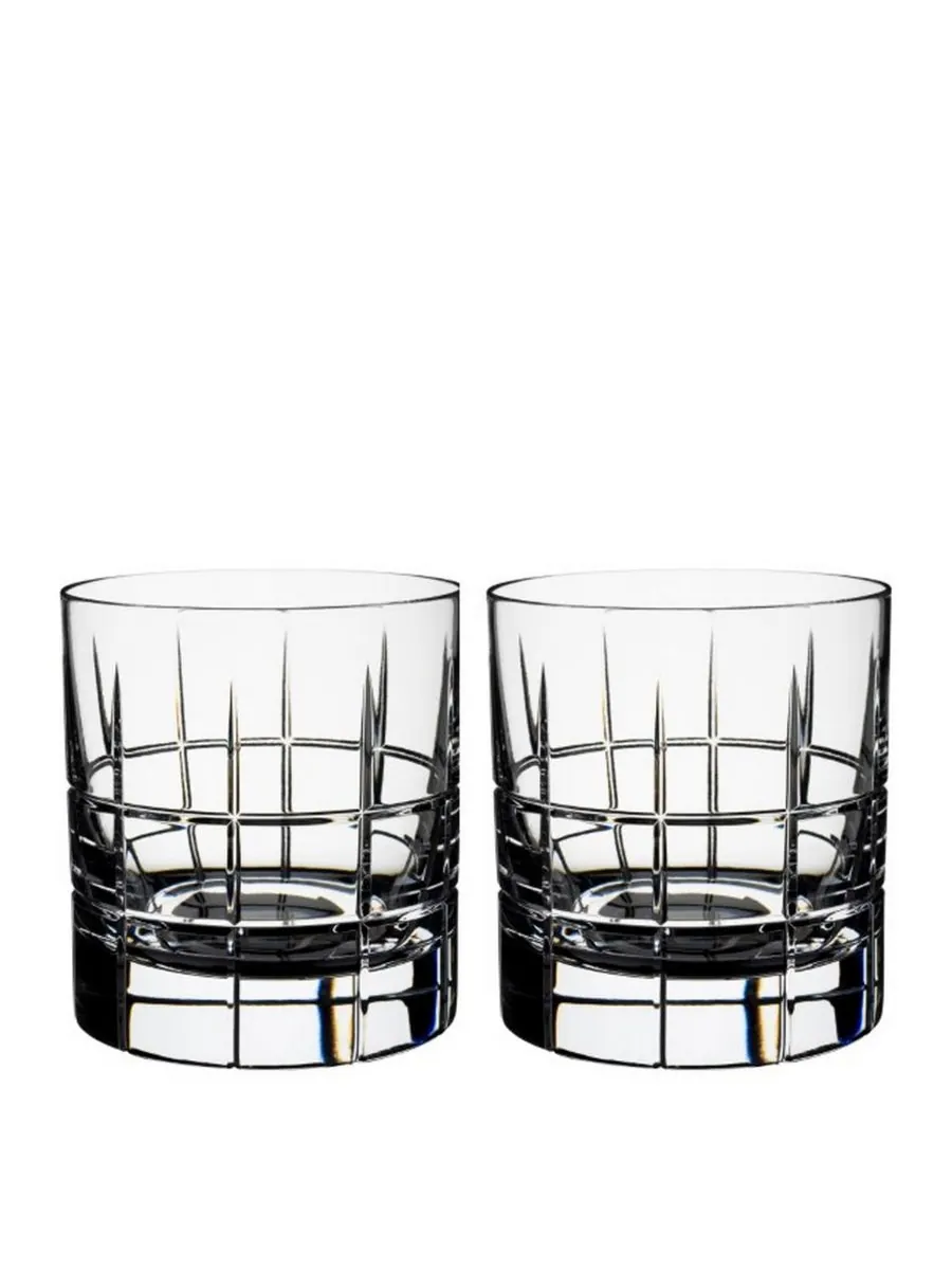 Набор из 2 бутылок виски Street Whiskey Orrefors — изображение 1 из 1, прозрачный
