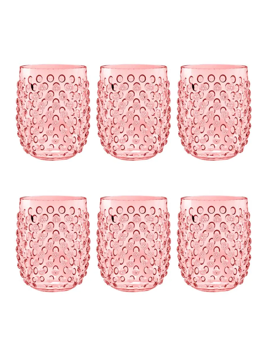 Набор из 6 предметов с шипами без стержня Abode Homewares — изображение 1 из 2, розовый