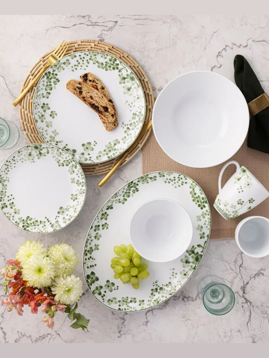 Набор столовых приборов Bloomington Road Noritake — изображение 8 из 20, зеленый