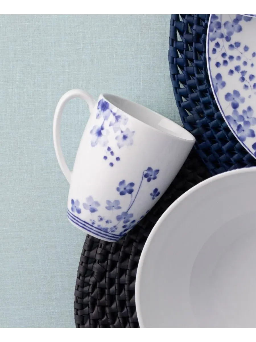 Набор столовой посуды Bloomington Road Noritake — изображение 14 из 20, синий