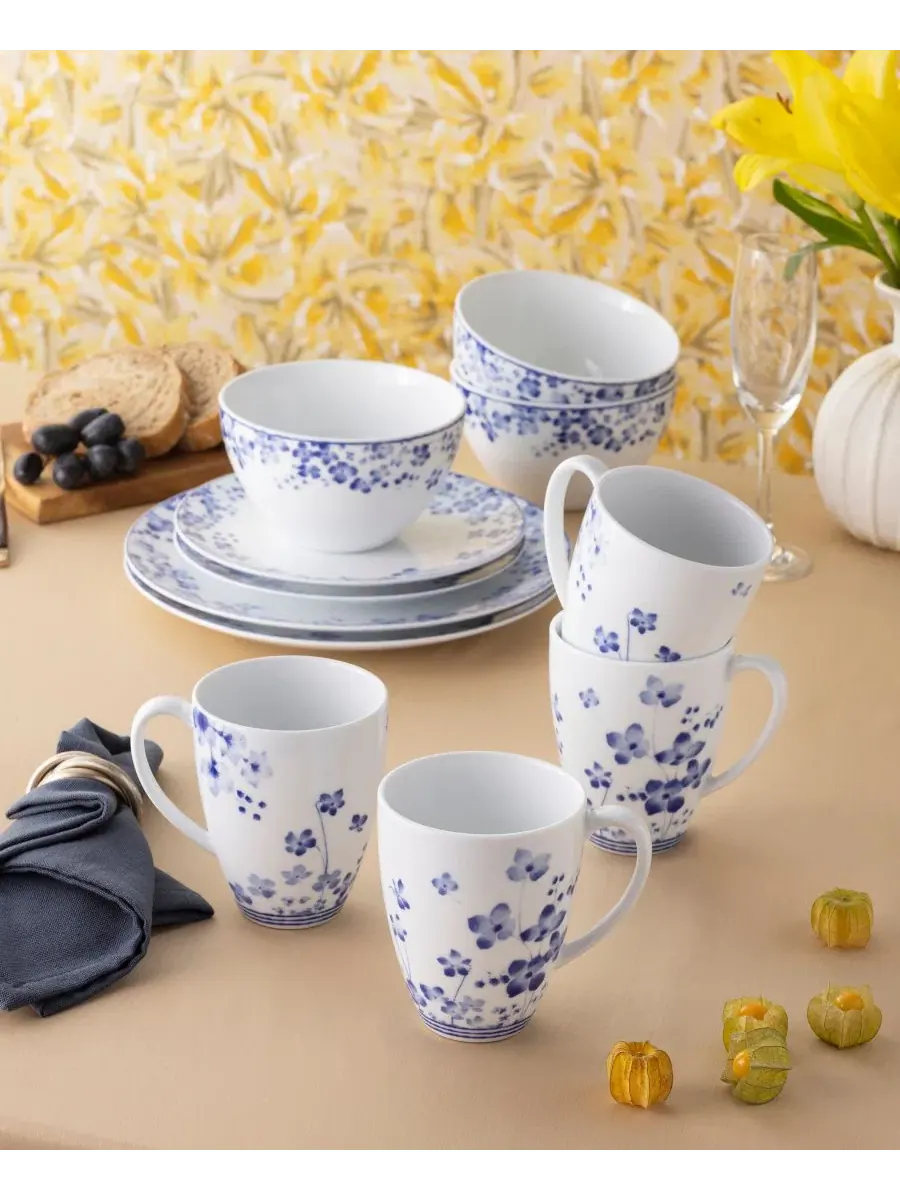 Набор столовой посуды Bloomington Road Noritake — изображение 3 из 20, синий