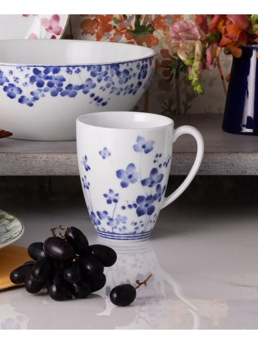 Набор столовой посуды Bloomington Road Noritake — изображение 7 из 20, синий