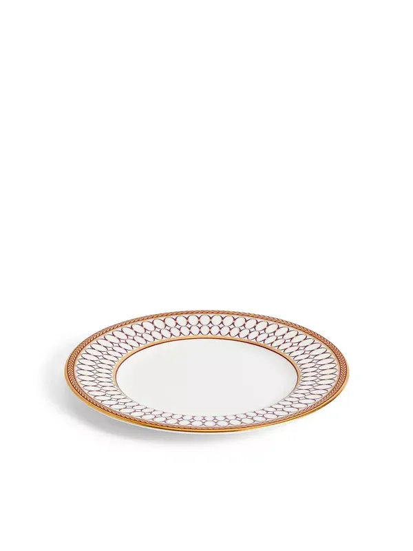 Тарелка из красного фарфора эпохи Возрождения Wedgwood — изображение 2 из 4, красный