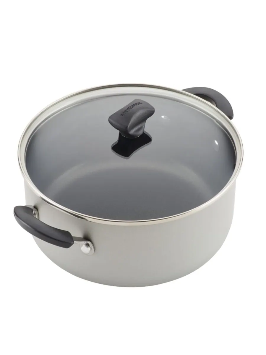 Набор посуды Cookstart DiamondMax с антипригарным покрытием, 15 предметов Farberware — изображение 4 из 10, серебряный