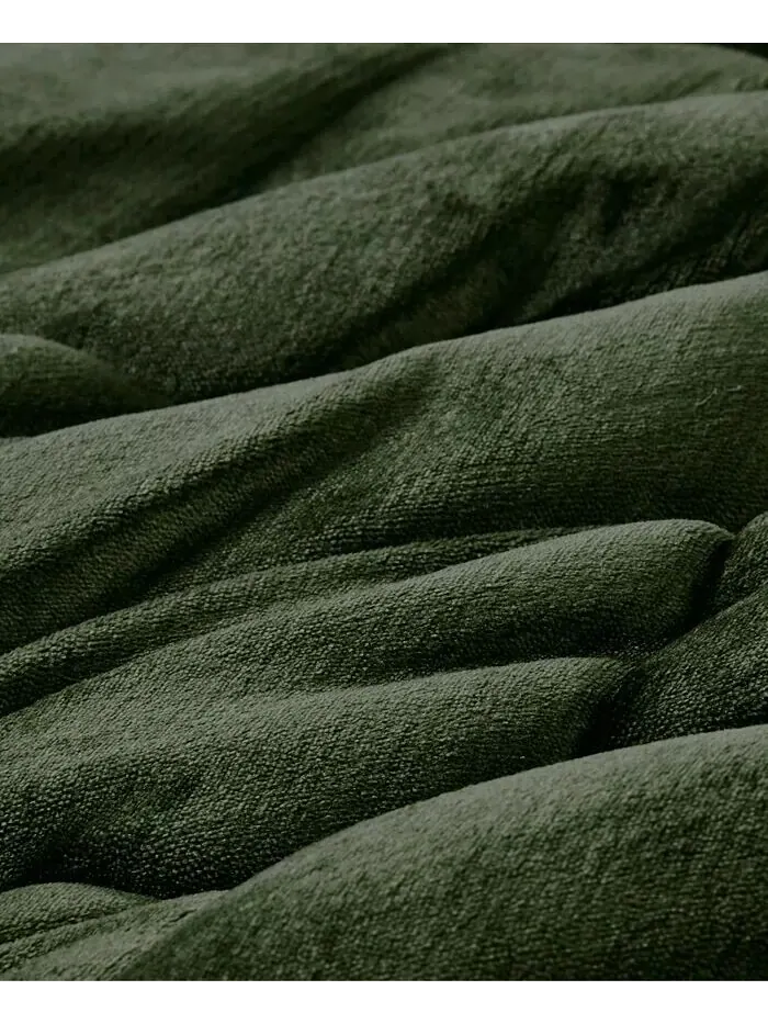 Альтон 4 шт. Наборы одеял Woolrich — изображение 3 из 13, зеленый/слоновая кость