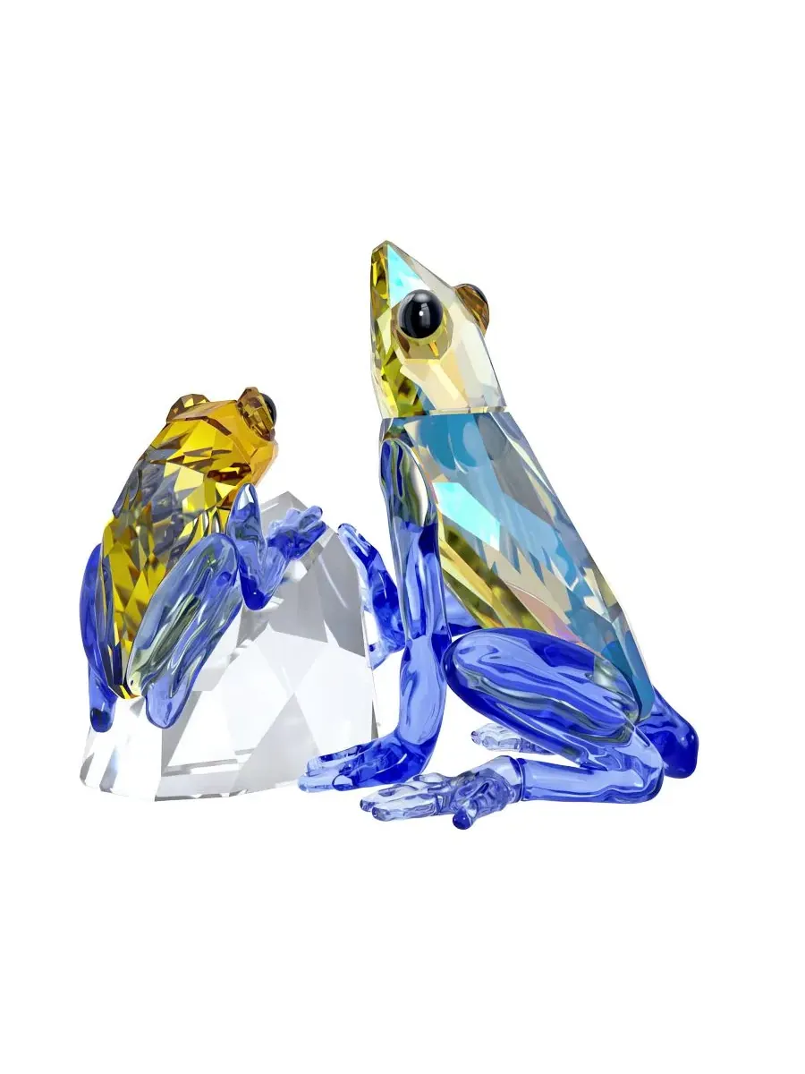 Фигурка Swarovski Idyllia Frog and Baby — изображение 2 из 4, мульти
