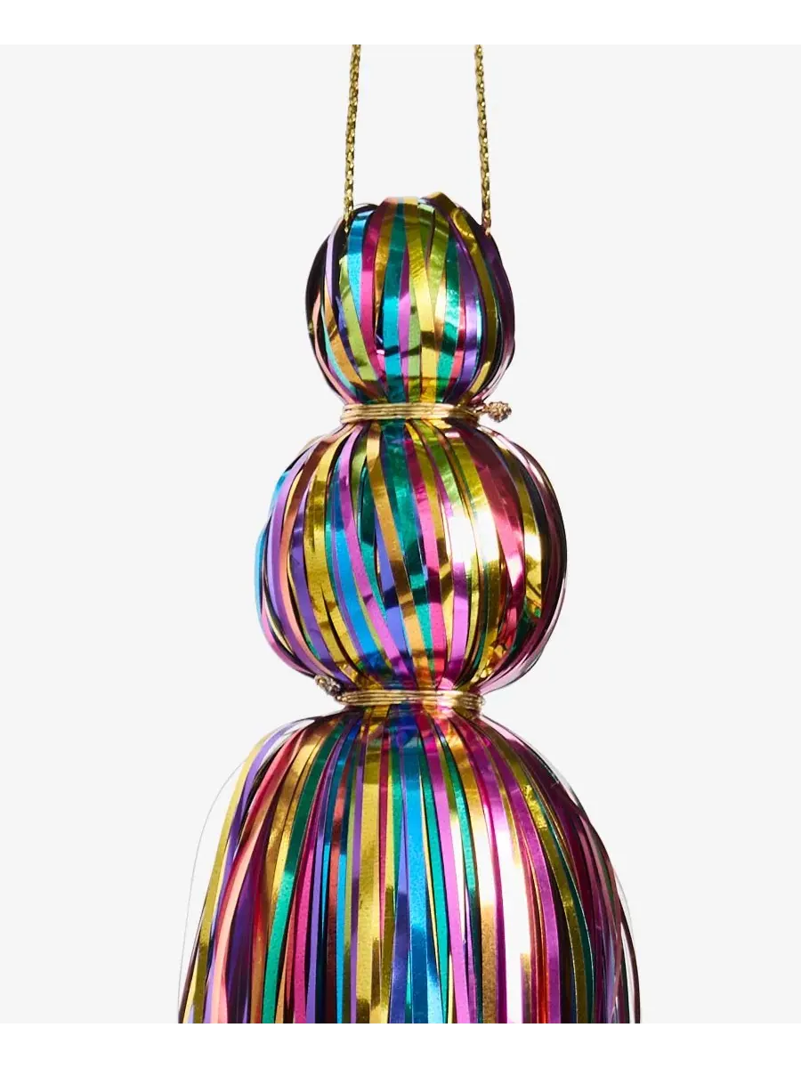 Елочная игрушка Merry Magic Metallic Tassel Ornament Holiday Lane, 23x13x8 см — изображение 4 из 11, нет цвета