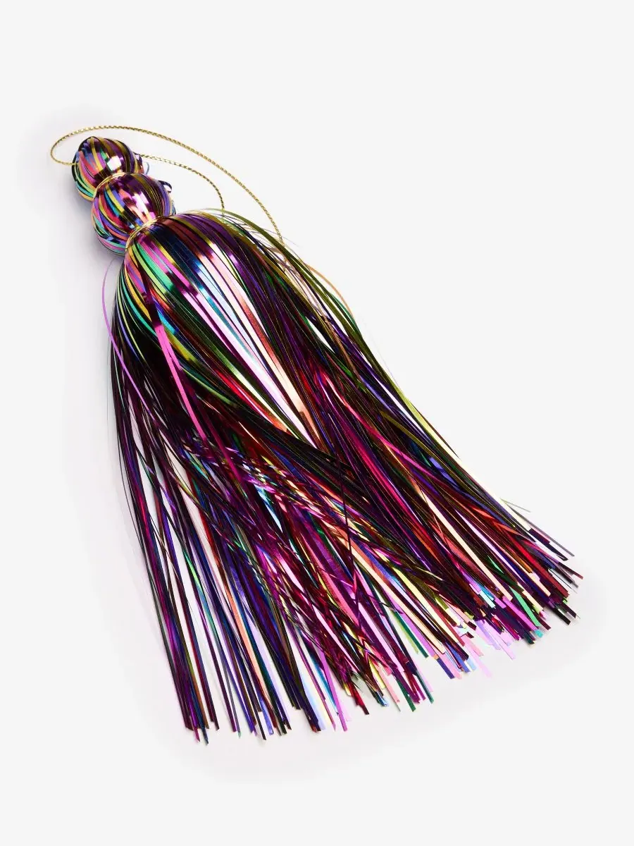 Елочная игрушка Merry Magic Metallic Tassel Ornament Holiday Lane, 23x13x8 см — изображение 6 из 11, нет цвета