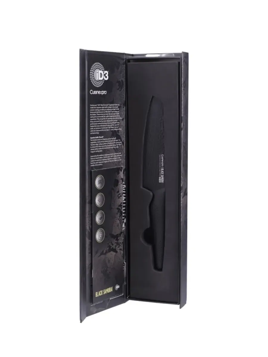 Нож Santoku Id3 Черный Самурай 15 см Cuisine::Pro — изображение 2 из 2, нет цвета