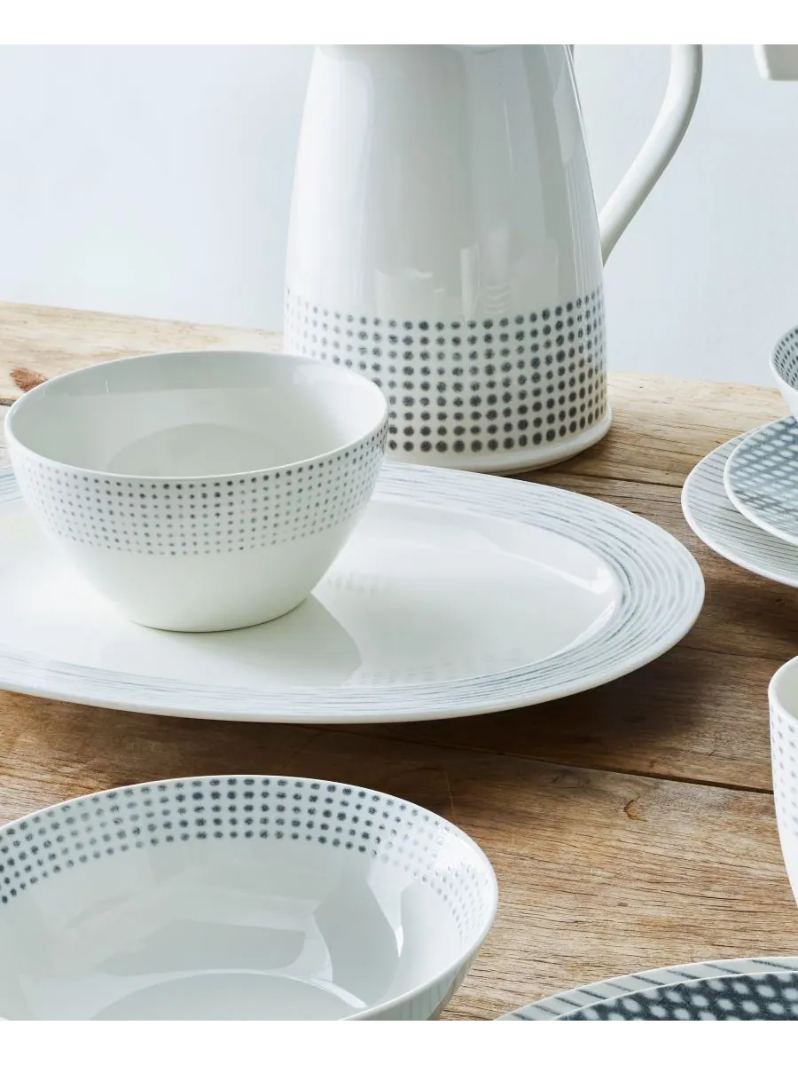 Овальное блюдо «Гамак» Noritake — изображение 2 из 3, серый