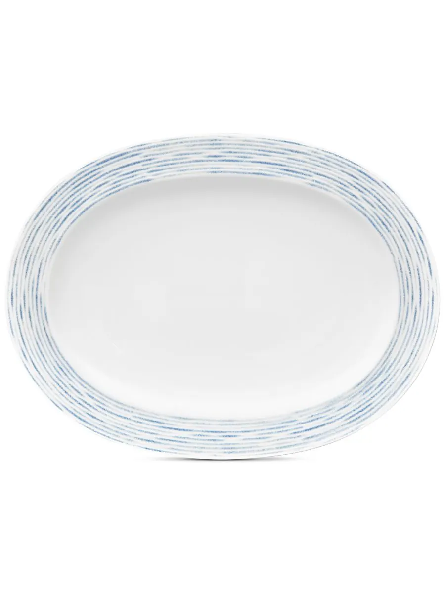 Овальное блюдо «Гамак» Noritake — изображение 1 из 3, синий