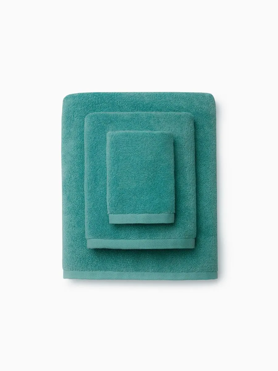Хлопковая мочалка cielo, 12 x 12 дюймов. SFERRA — изображение 2 из 3, лазурный