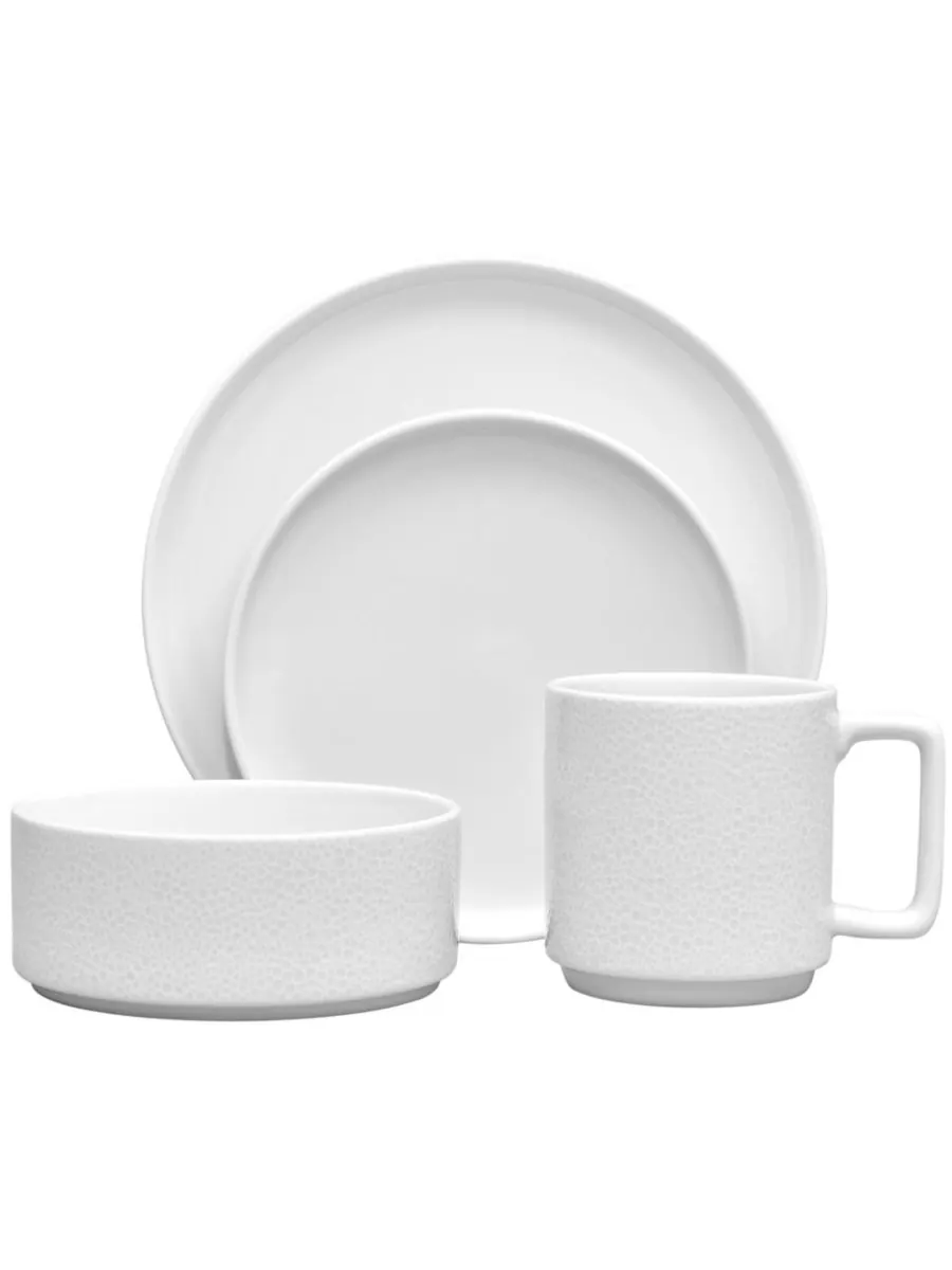 Набор посуды Colortex Stone из 4 предметов Noritake — изображение 1 из 3, белый