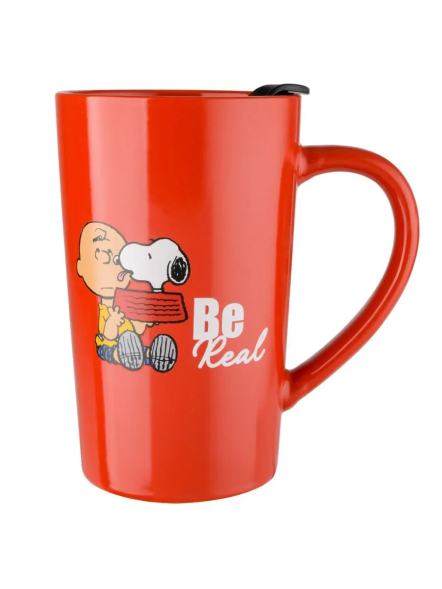 Набор из 4 дорожных кружек объемом 18 унций с крышкой Peanuts — изображение 2 из 10