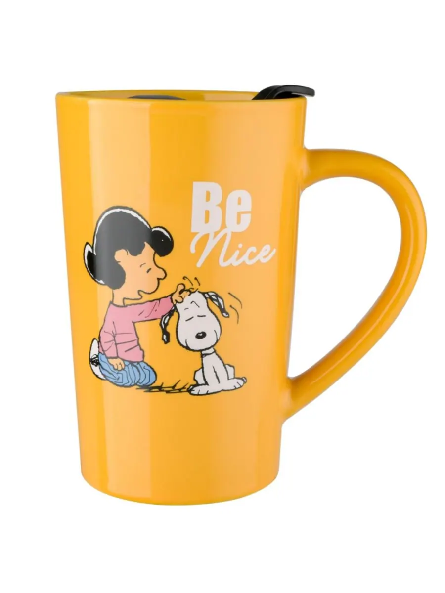 Набор из 4 дорожных кружек объемом 18 унций с крышкой Peanuts — изображение 5 из 10