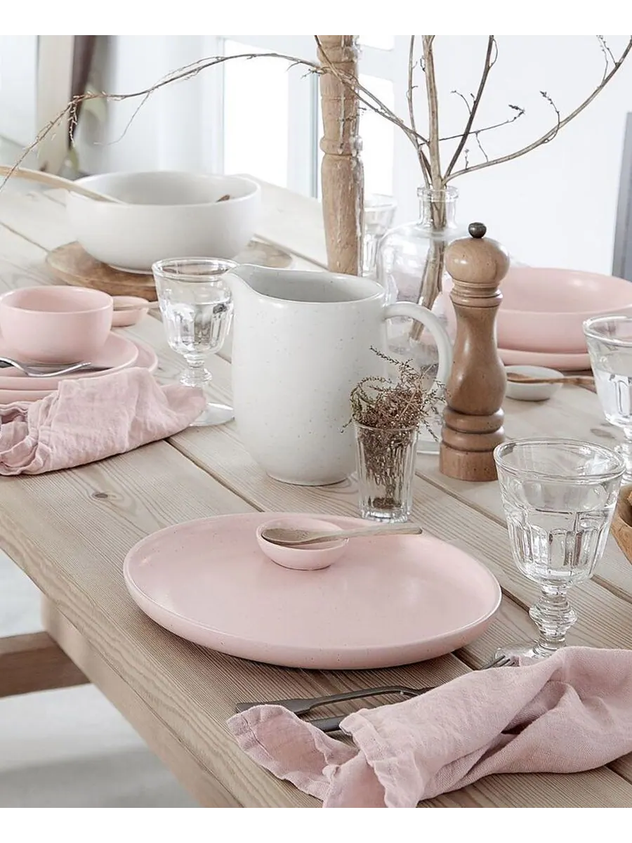 Набор салатных тарелок Pacifica Dinnerware, 4 штуки Casafina by Costa Nova — изображение 3 из 4, бежевый