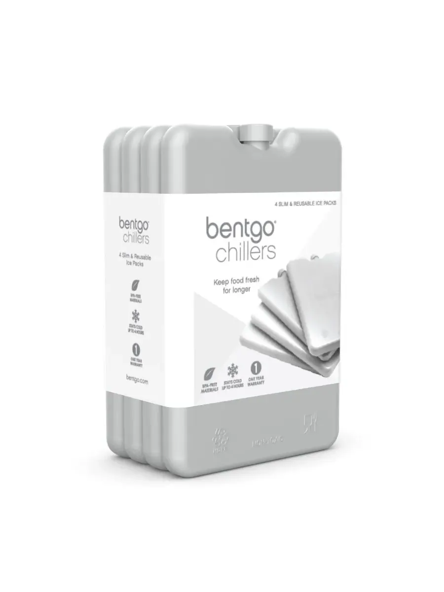 Набор из 4 охладителей для ланча со льдом Bentgo — изображение 5 из 5, серый