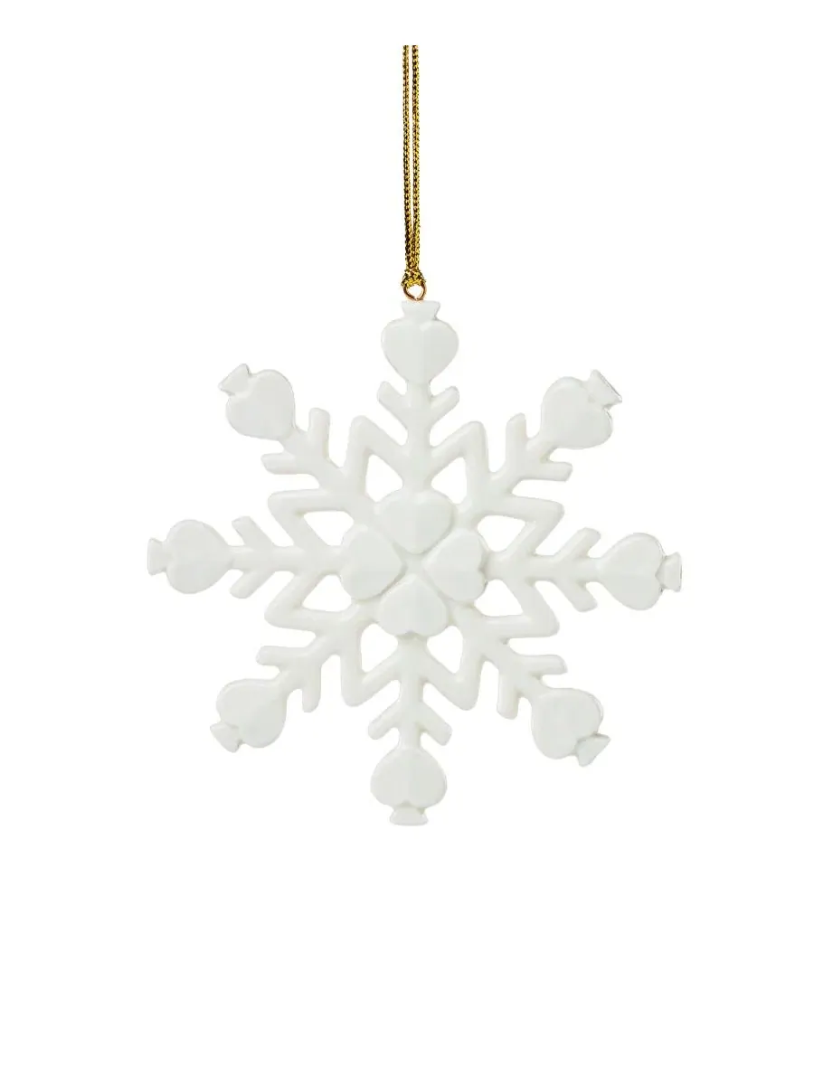Елочная игрушка-такси с принтом снежинок Be Jolly Snowflake kate spade new york