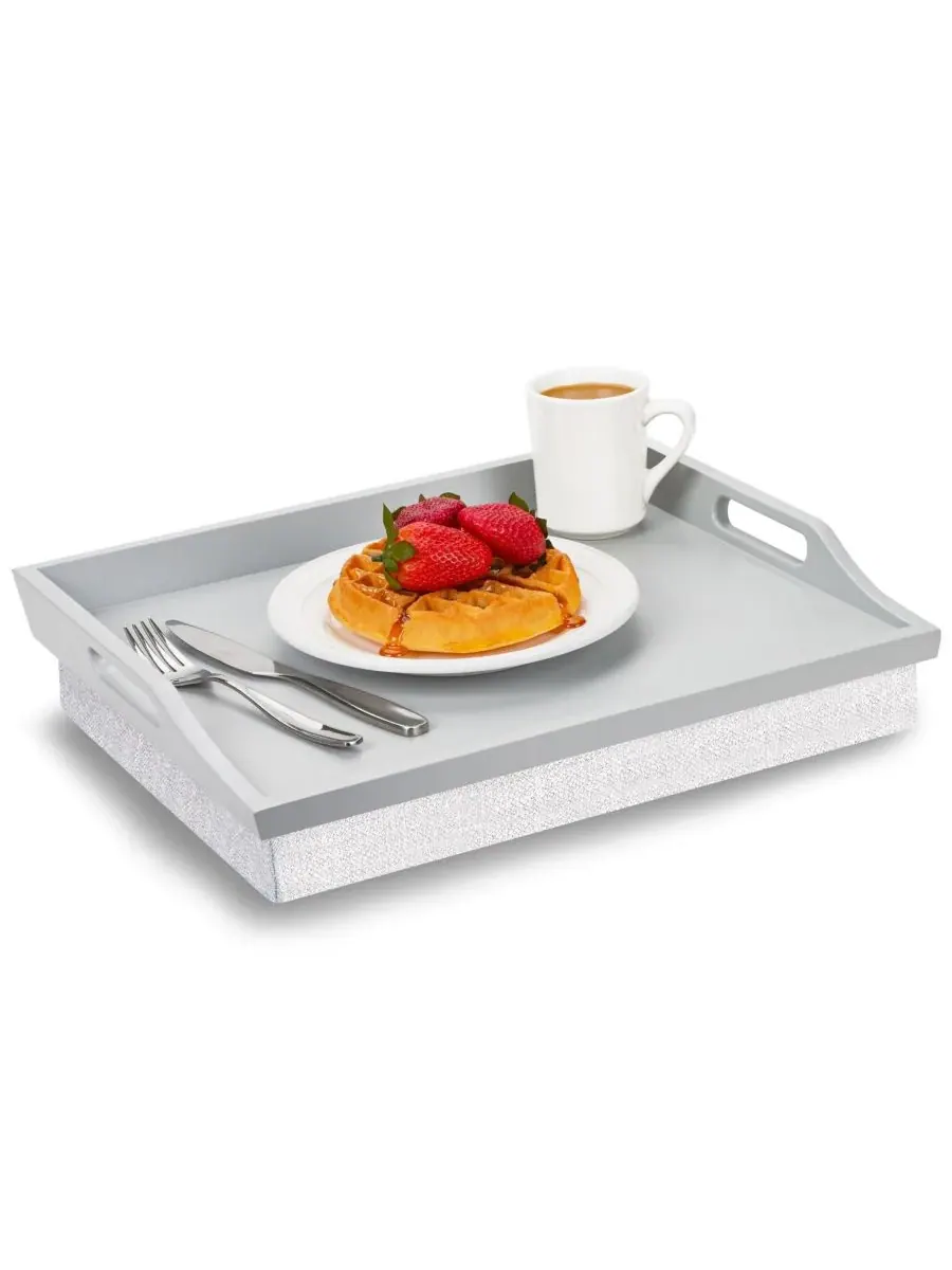Поднос для коленей Rossie Home — изображение 2 из 7, серый