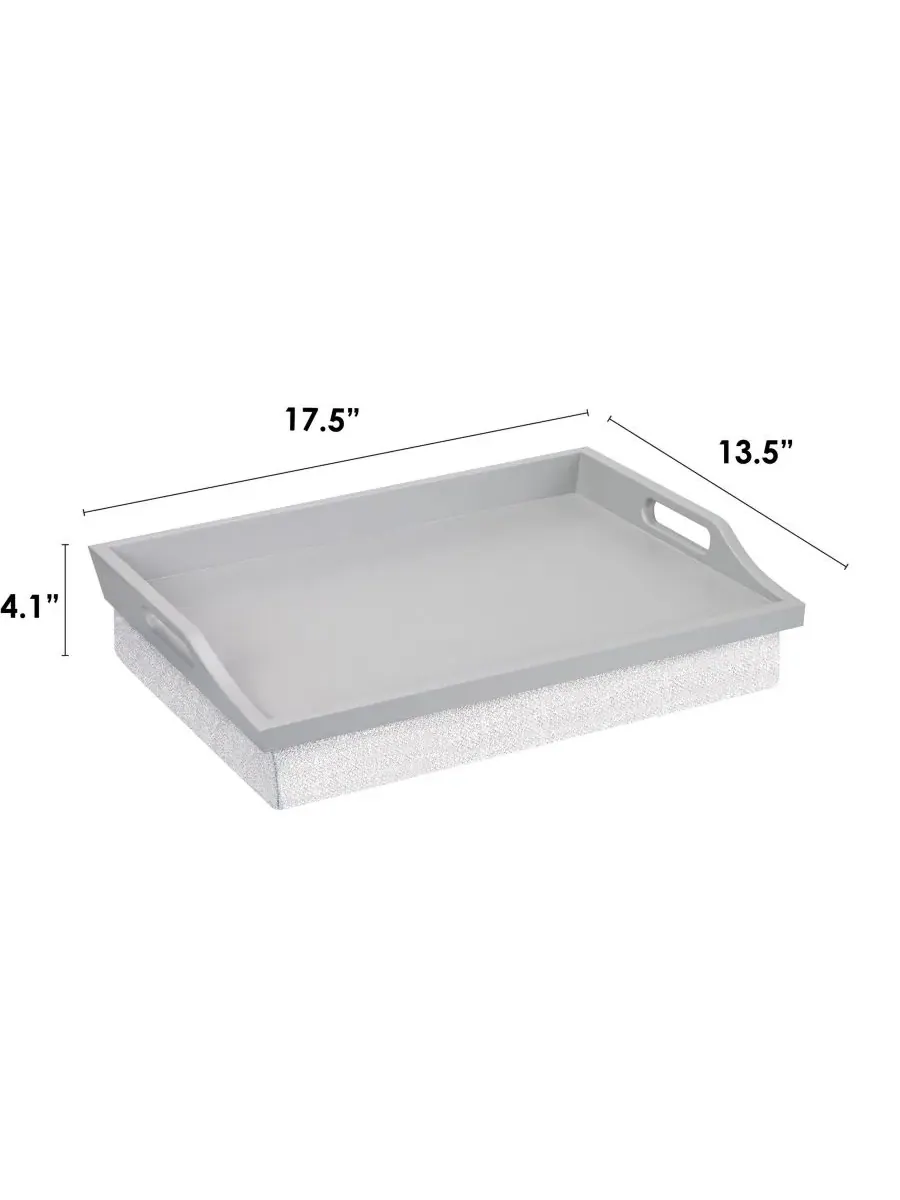 Поднос для коленей Rossie Home — изображение 6 из 7, серый