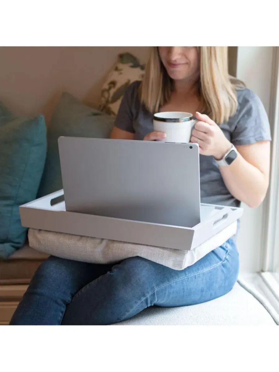 Поднос для коленей Rossie Home — изображение 7 из 7, серый