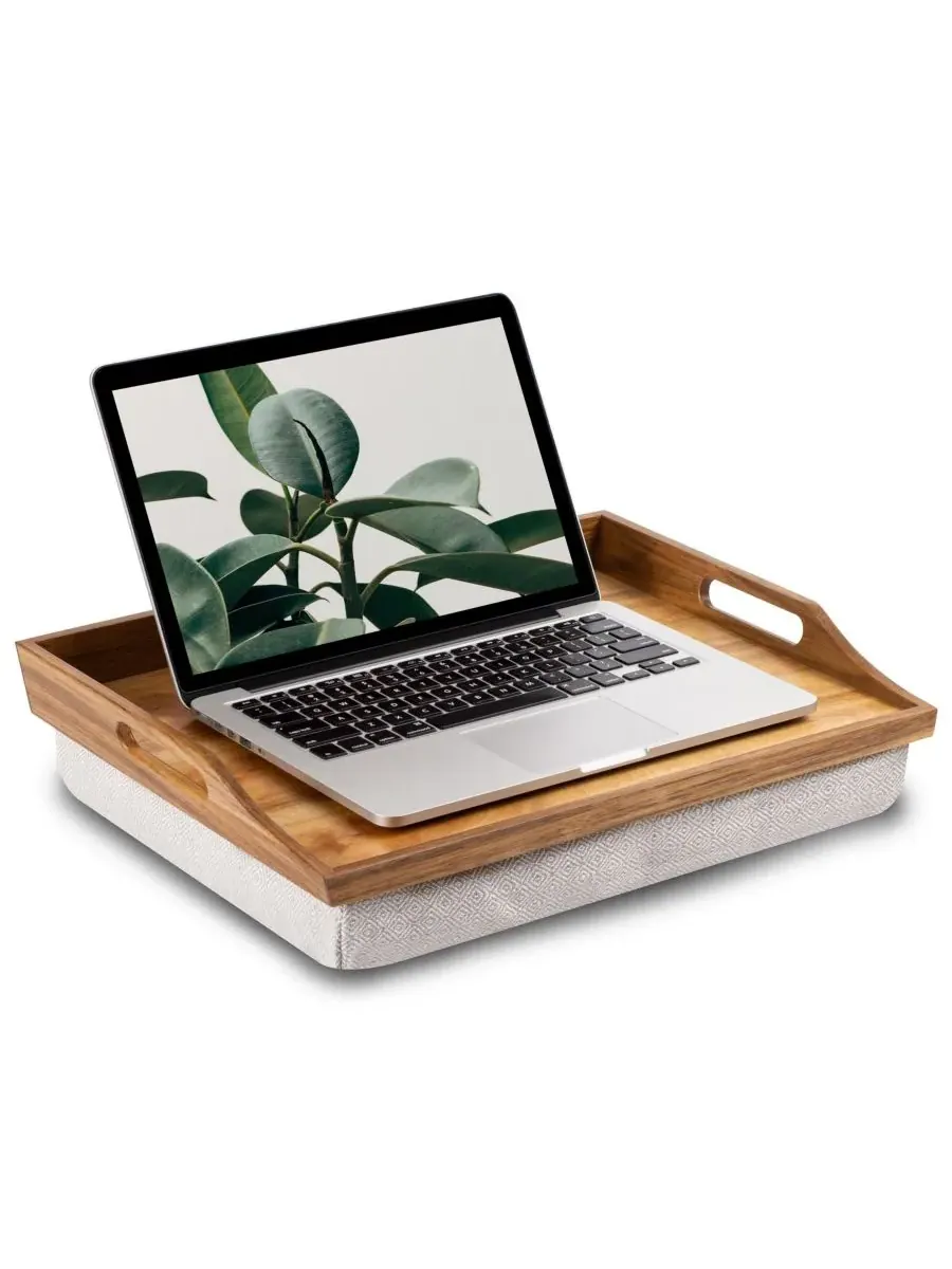 Поднос для коленей Rossie Home, Natural Acacia — без цвета
