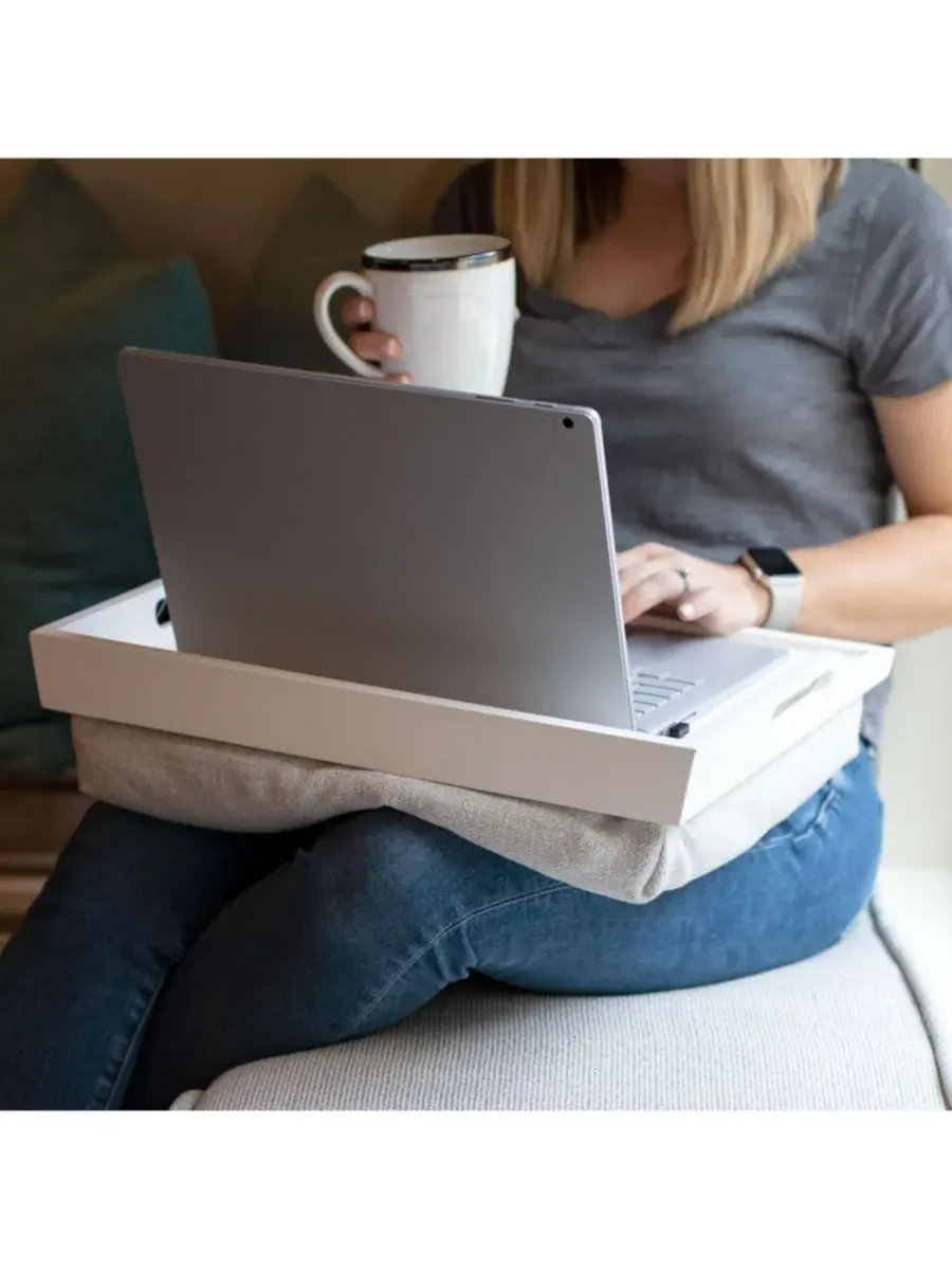 Поднос для коленей Rossie Home — изображение 7 из 7, белый