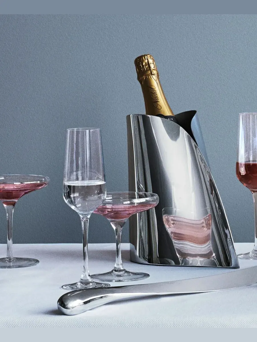 Охладитель для шампанского Indulgence Georg Jensen — изображение 3 из 3, серебряный