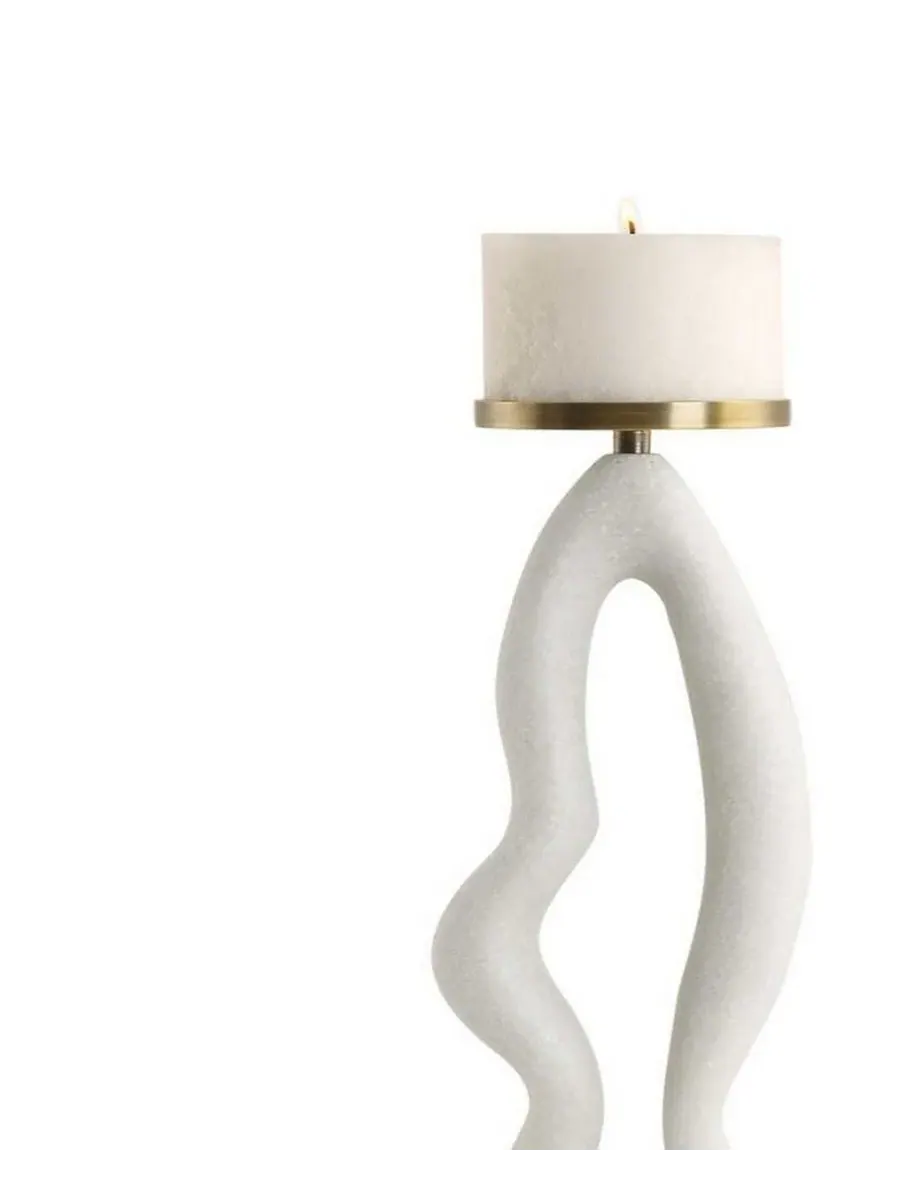 Подсвечники Feamelo, набор из 2 штук Uttermost — изображение 3 из 3, белый
