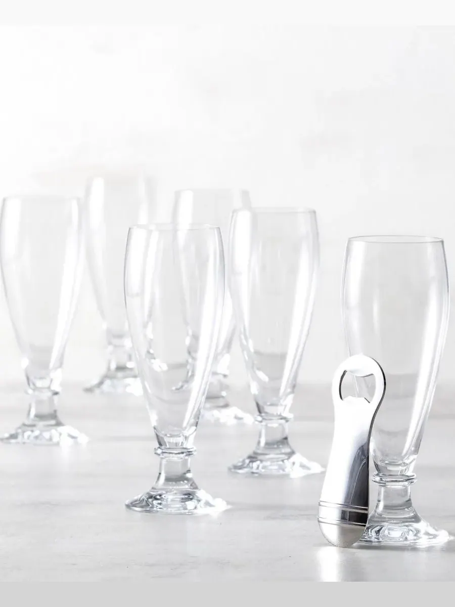 Подарочный набор для любителей пива из 7 предметов Schott Zwiesel — изображение 3 из 3, прозрачный