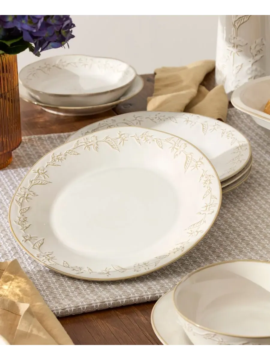 Набор посуды Homespun из 16 предметов, на 4 персоны Lenox — изображение 6 из 10, белый