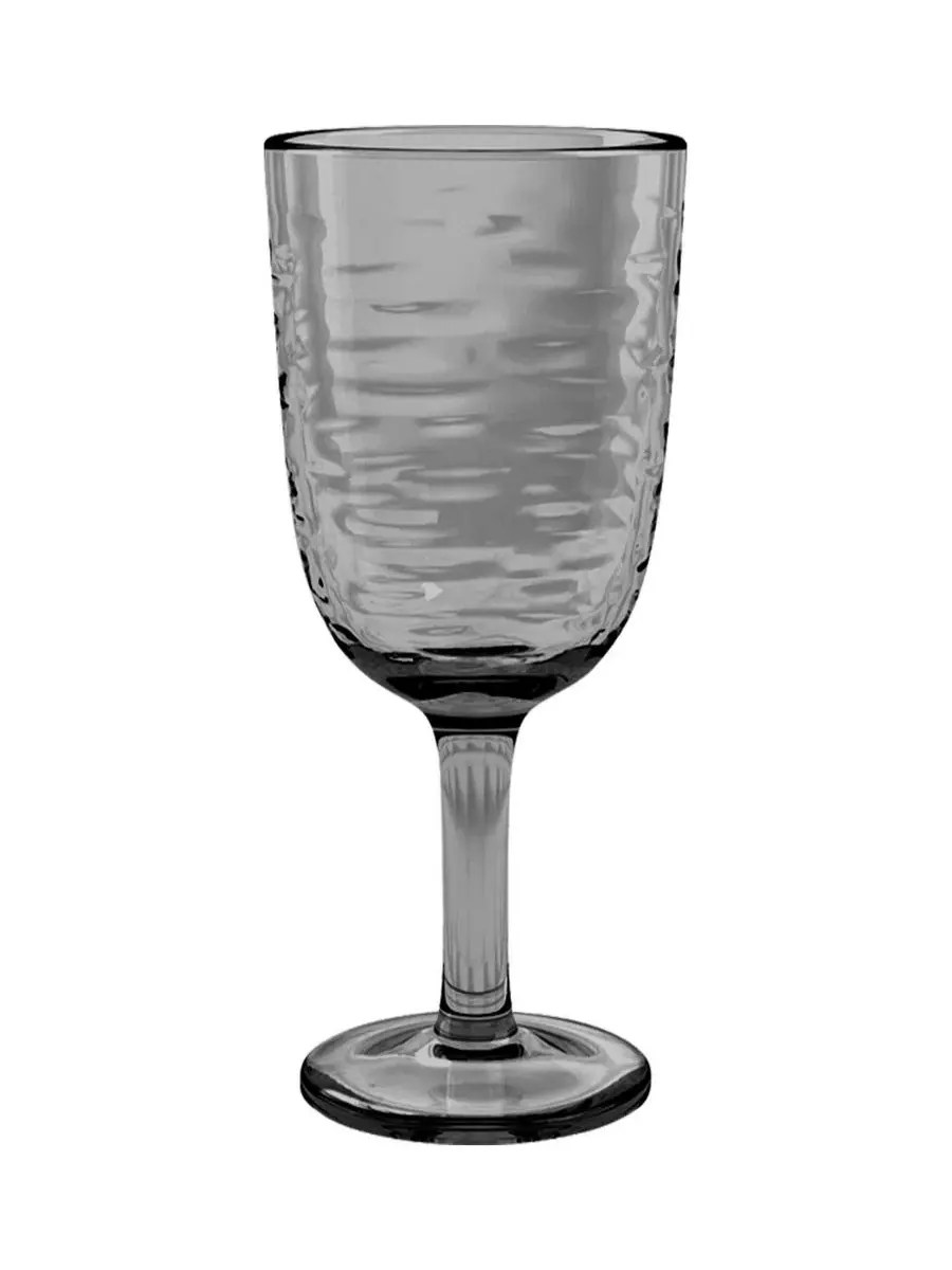 Набор из 6 бокалов для вина Foundry Acrylic Goblet Abode Homewares — изображение 2 из 4, серый