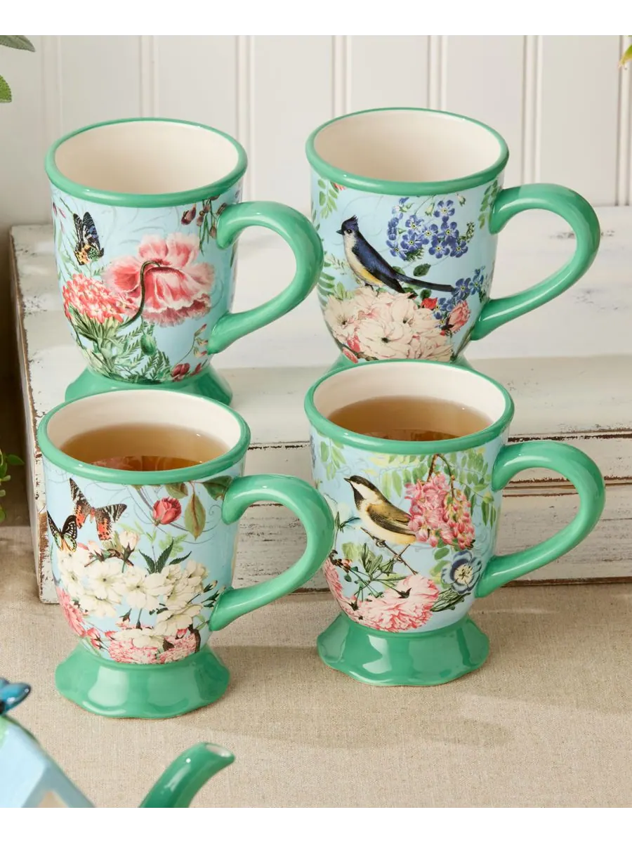 Набор из 4 кружек Flora Certified International — изображение 3 из 3, мульти