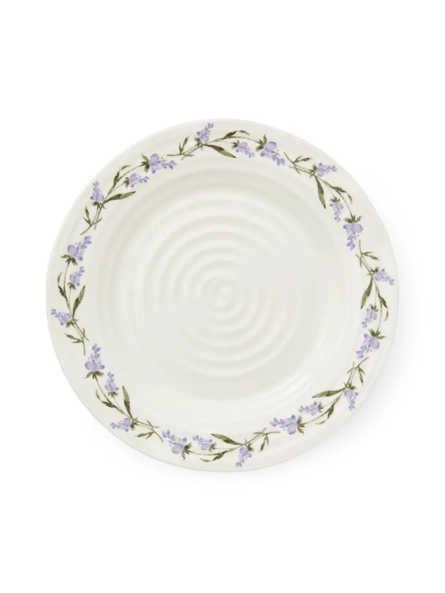 Набор из 4 обеденных тарелок Sophie Conran Lavandula Portmeirion — изображение 2 из 6, белый