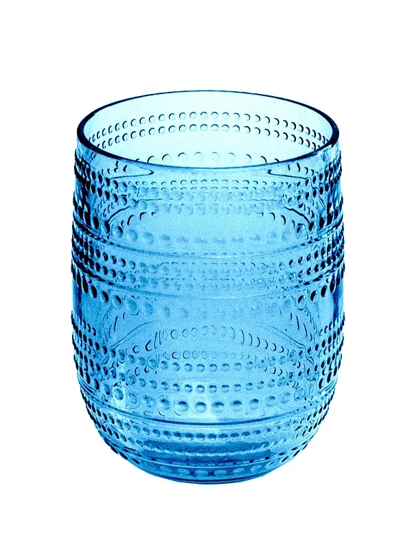 Набор из 6 кобальтовых бокалов без ножки с бусинами Abode Homewares — изображение 2 из 3, синий