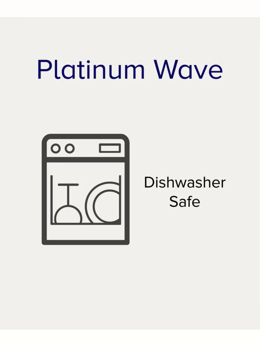 Набор для соли и перца Platinum Wave, 4,25 дюйма Noritake, — изображение 2 из 3, нет цвета