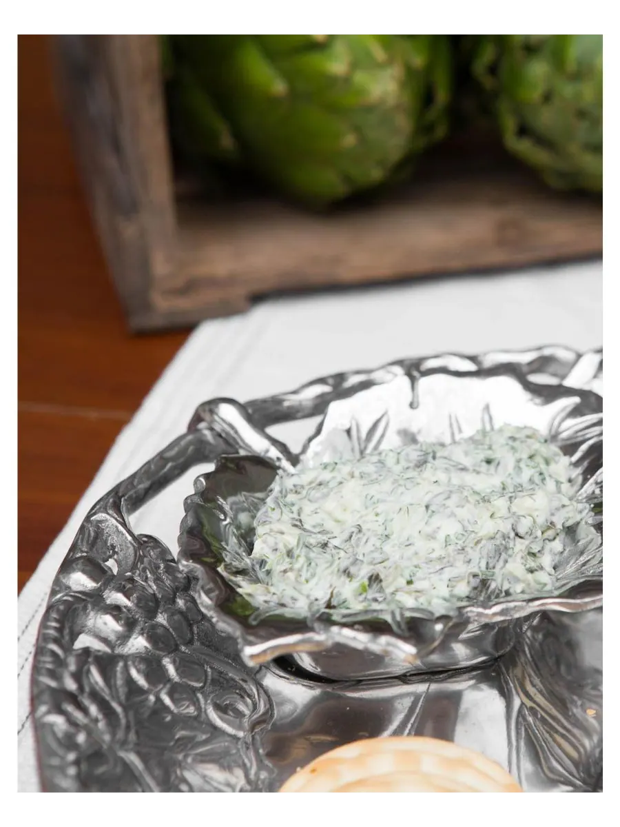 Набор из 5 предметов: алюминиевый поднос для винограда Designs Aluminum Grape Tray Entertainment — изображение 3 из 5