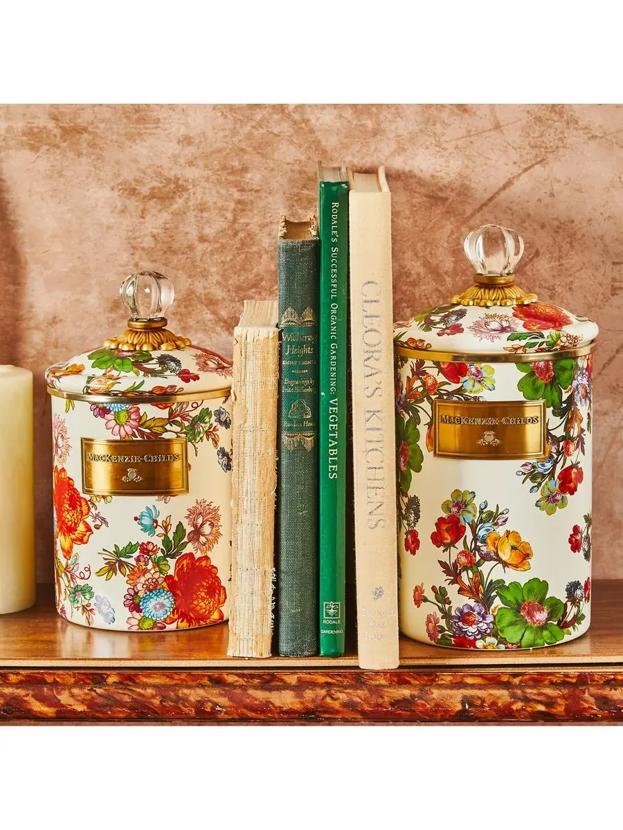 Большая банка от White Flower Market Mackenzie-Childs — изображение 3 из 3, нет цвета
