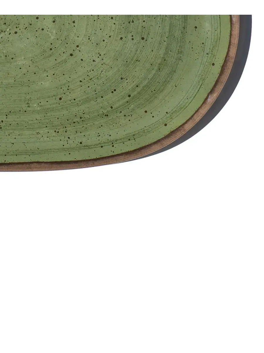 Овальное блюдо для подачи Retreat Pottery 27 см Abode Homewares — изображение 5 из 5, зеленый