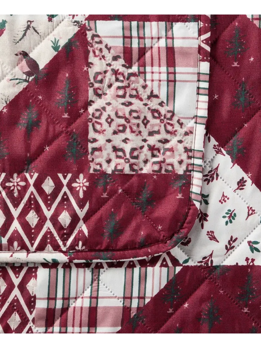 Стеганое одеяло-пэчворк Cardinal Patchwork Seventh Studio — изображение 5 из 5, красный