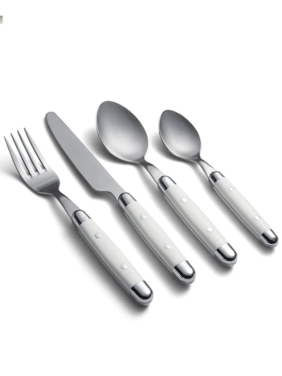Набор столовых приборов Jubilee Mirror из 16 предметов, на 4 персоны Cambridge Silversmiths — изображение 1 из 4, белый