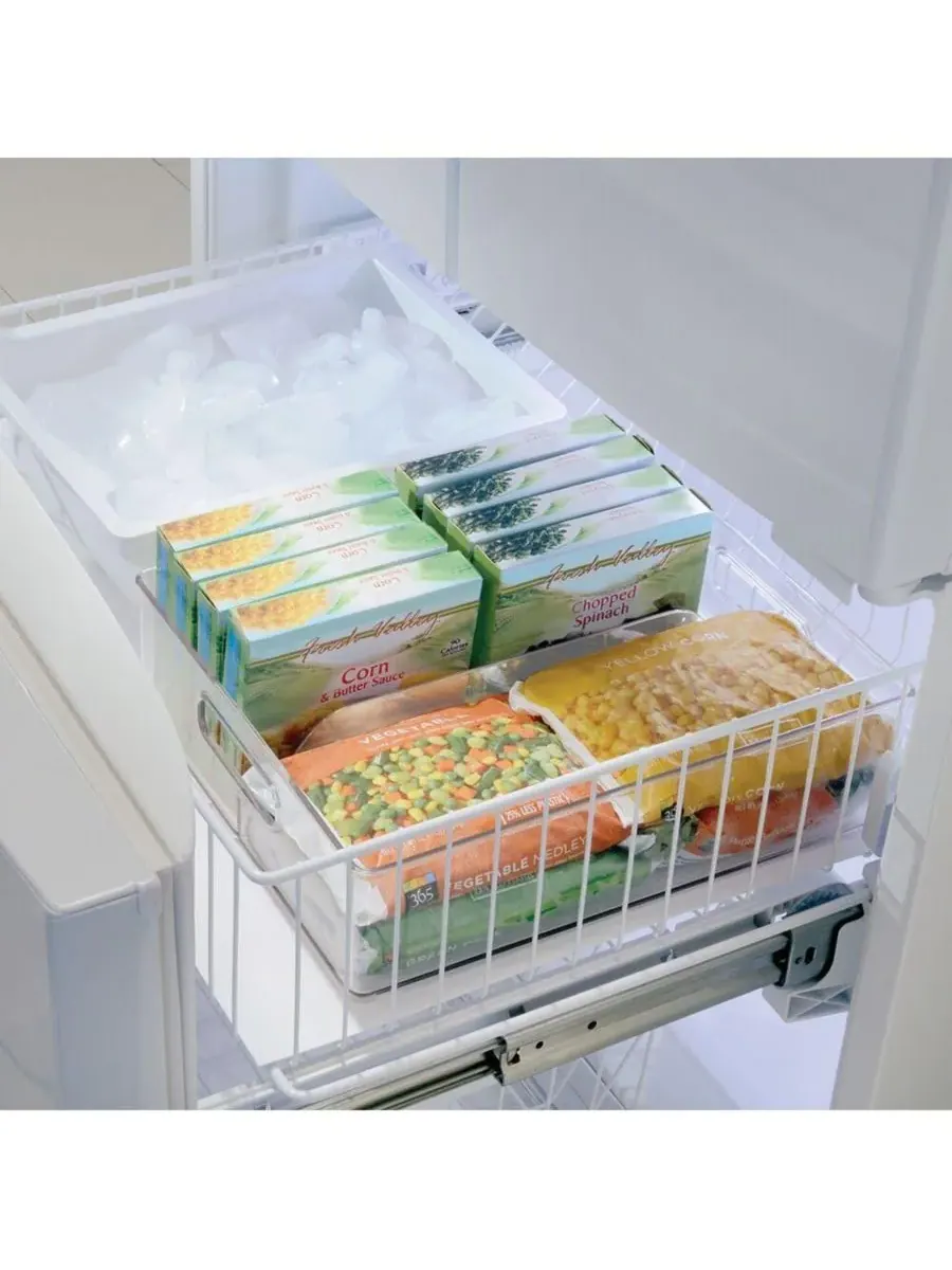 Разделенные контейнеры для хранения продуктов в холодильнике или кладовой, набор из 6 штук — изображение 7 из 9, прозрачный